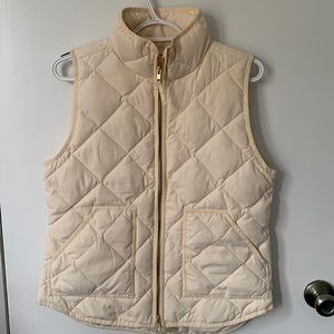 J. Crew Cream/White Vest🤍